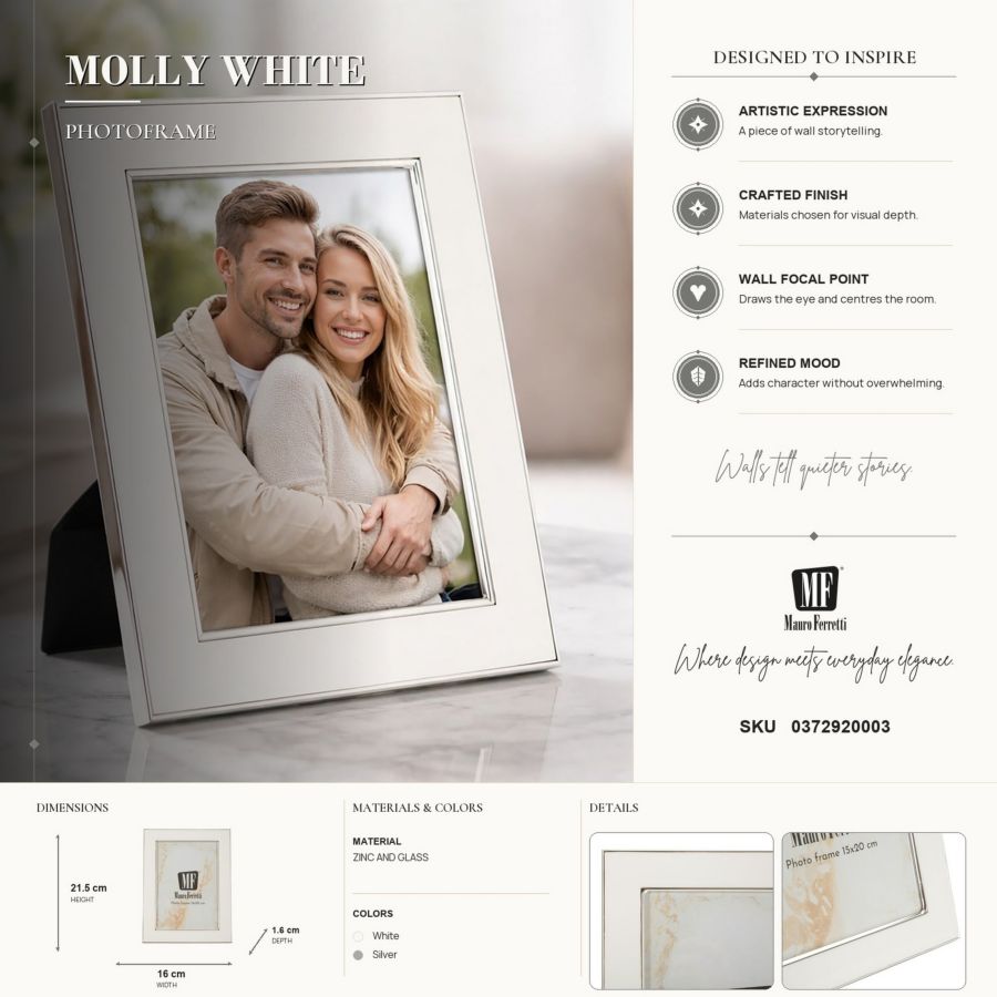 Cornice molly cm 16x1,6x21,5 (misura interna cm 12,5x17,5) min 2