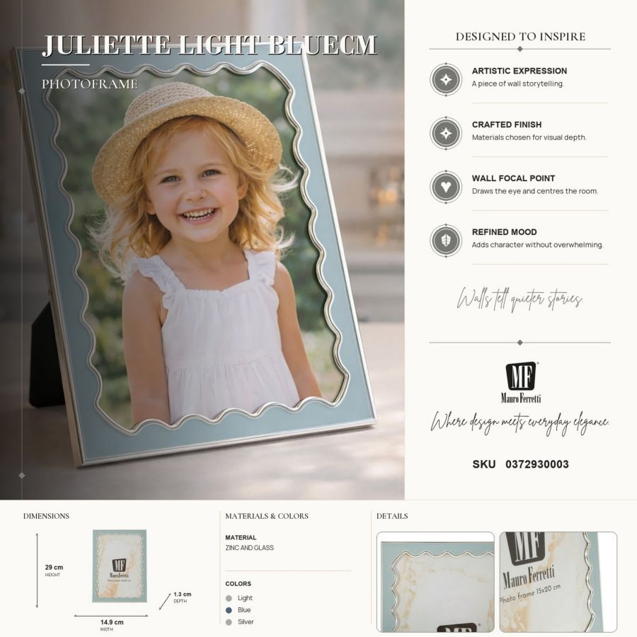 Cornice juliette cm 14,9x1,3x19 (misura interna cm 12,5x17,5) min 2
