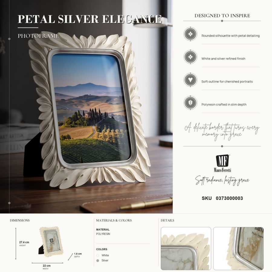 Cornice petal cm 22x1,8x27,4 (misura interna cm 15x20) min 2