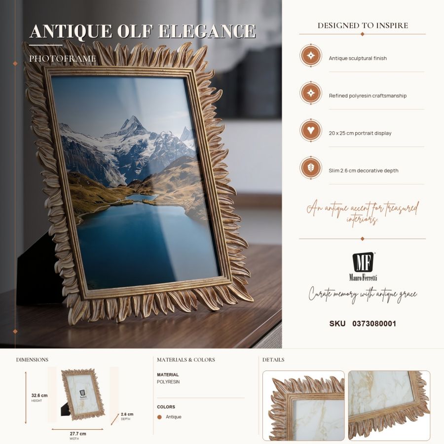Cornice olf cm 27,7x2,6x32,6 (misura interna cm 20x25) min 2