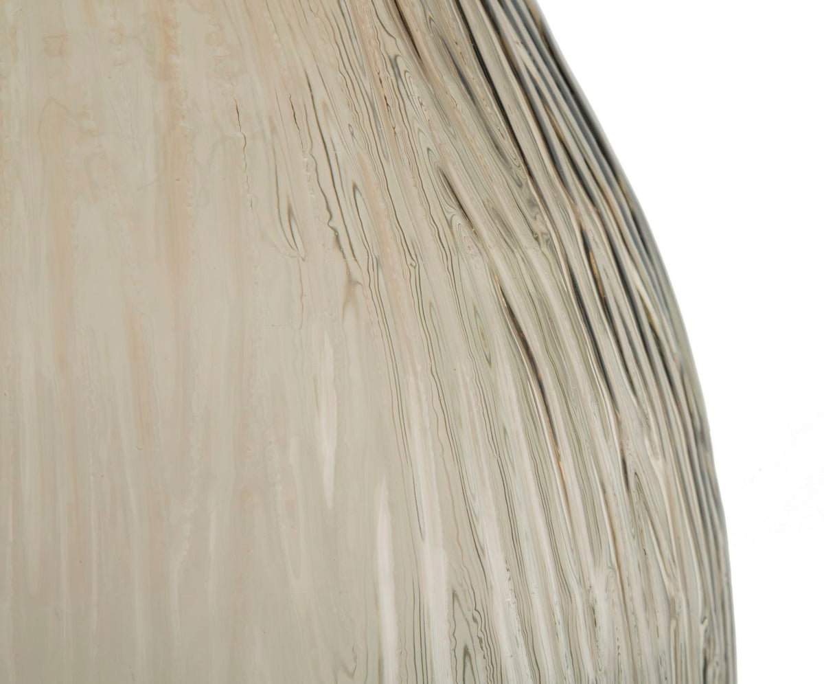 Mauro Ferretti Vaso Vetro Riciclato Slim Lighty Ø 34 x 75 cm (made in Spain)