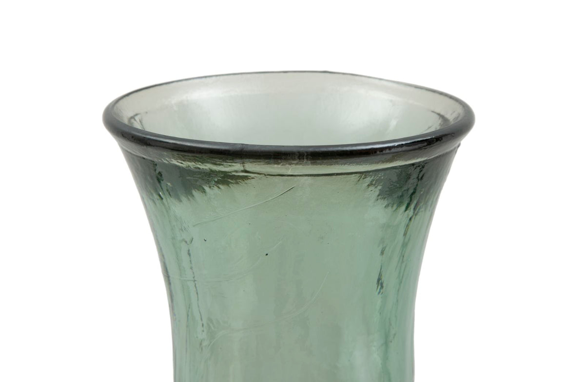Mauro Ferretti Vaso Vetro Riciclato Slim Lighty Ø 34 x 75 cm (made in Spain)