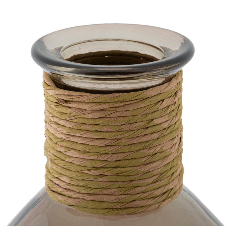 Mauro Ferretti Vaso Rope Artemis Vetro Riciclato Ø 29 x 59 cm (made in Spain)