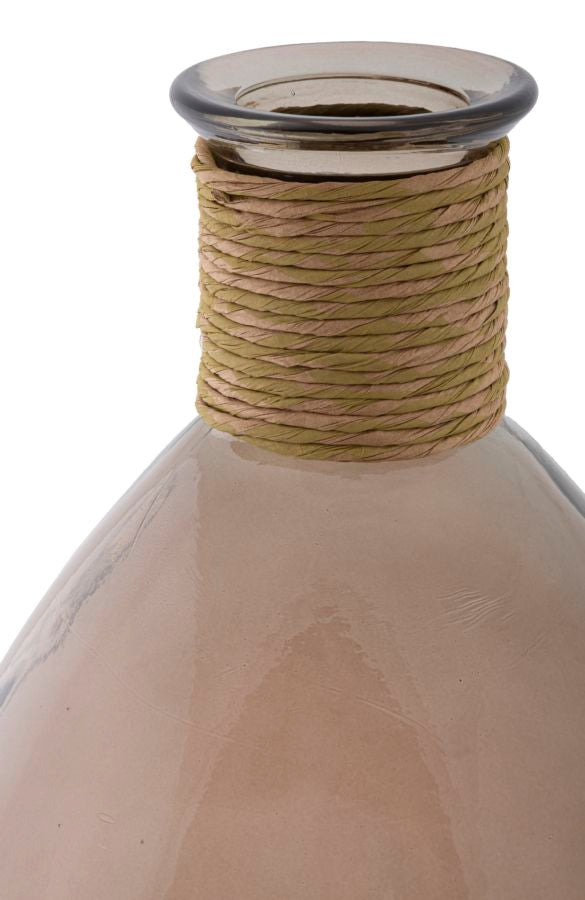 Mauro Ferretti Vaso Rope Artemis Vetro Riciclato Ø 29 x 59 cm (made in Spain)