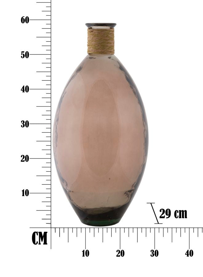 Mauro Ferretti Vaso Rope Artemis Vetro Riciclato Ø 29 x 59 cm (made in Spain)