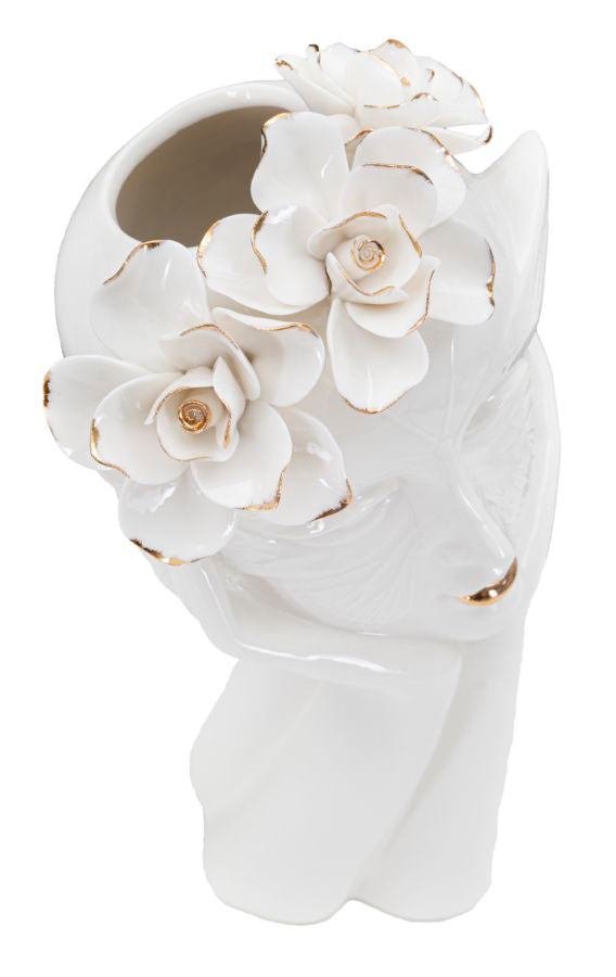 Mauro Ferretti Vaso Woman Mask 16,5 x 14 x 27,3 cm