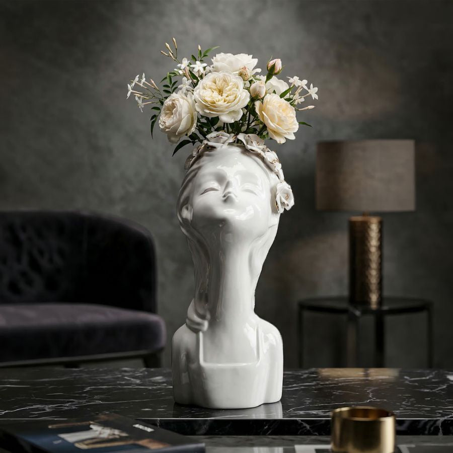 Mauro Ferretti Vaso Young Lady Roses 10 x 14 x 26 cm