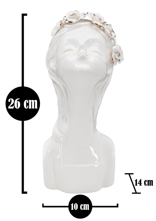 Mauro Ferretti Vaso Young Lady Roses 10 x 14 x 26 cm
