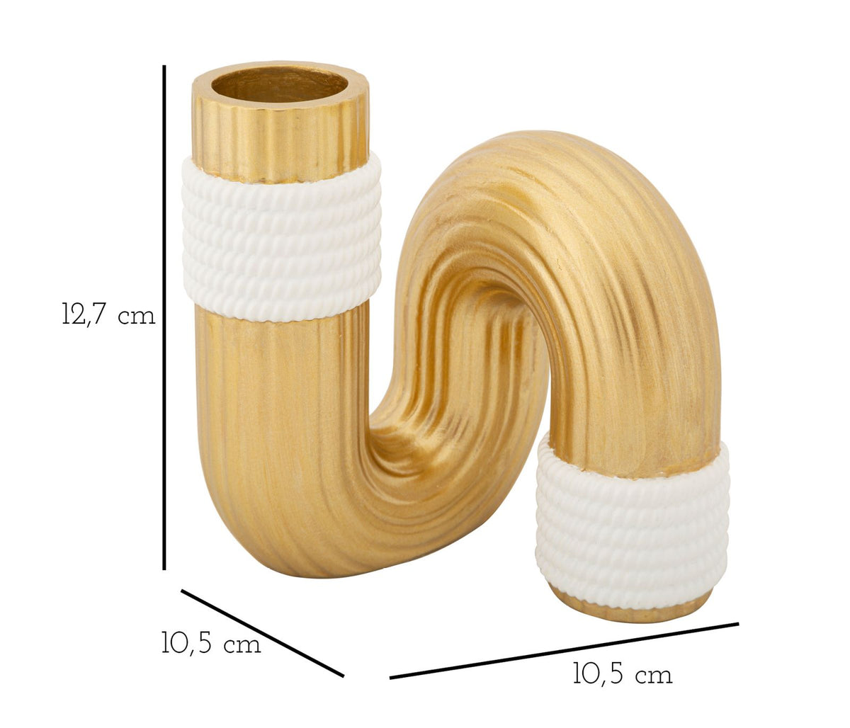 Mauro Ferretti Vaso Bann 10,5 x 10,5 x 12,7 cm