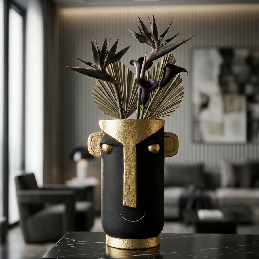 Mauro Ferretti Vaso Tribal -c- 30 x 23,5 x 40 cm