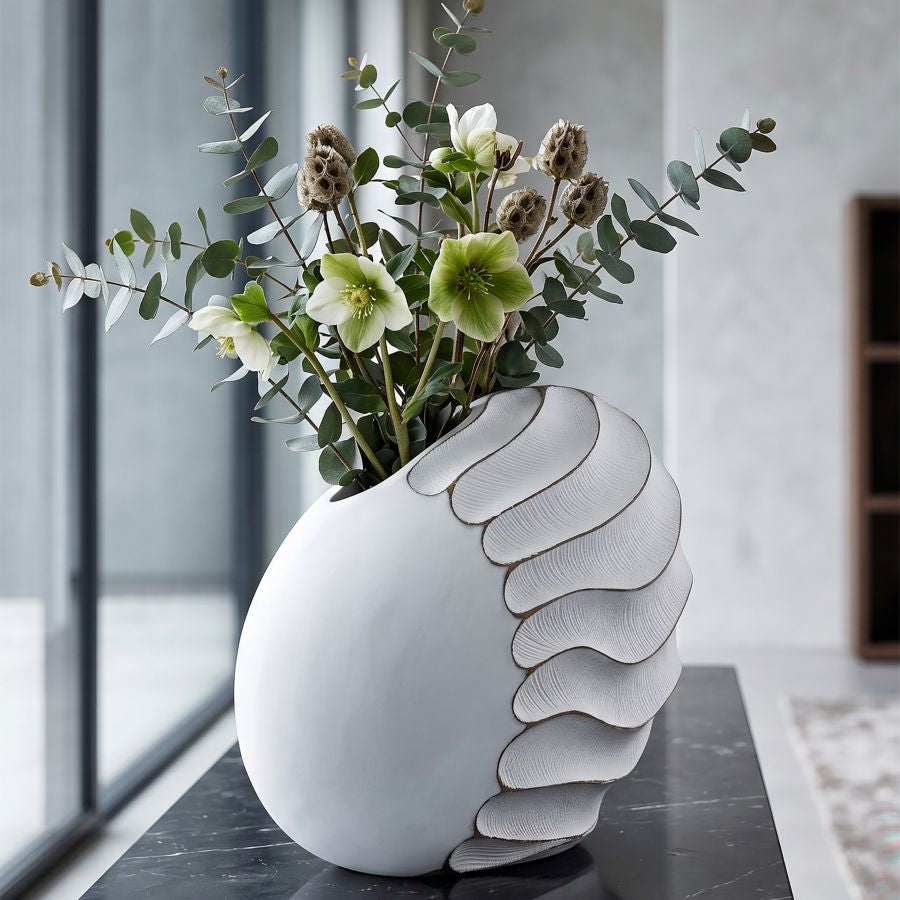 Mauro Ferretti Vaso Resina Lines 34 x 11,5 x 24,5 cm