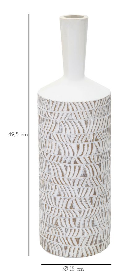 Mauro Ferretti Vaso Resina Nairobi Bottle Ø 15 x 49,5 cm