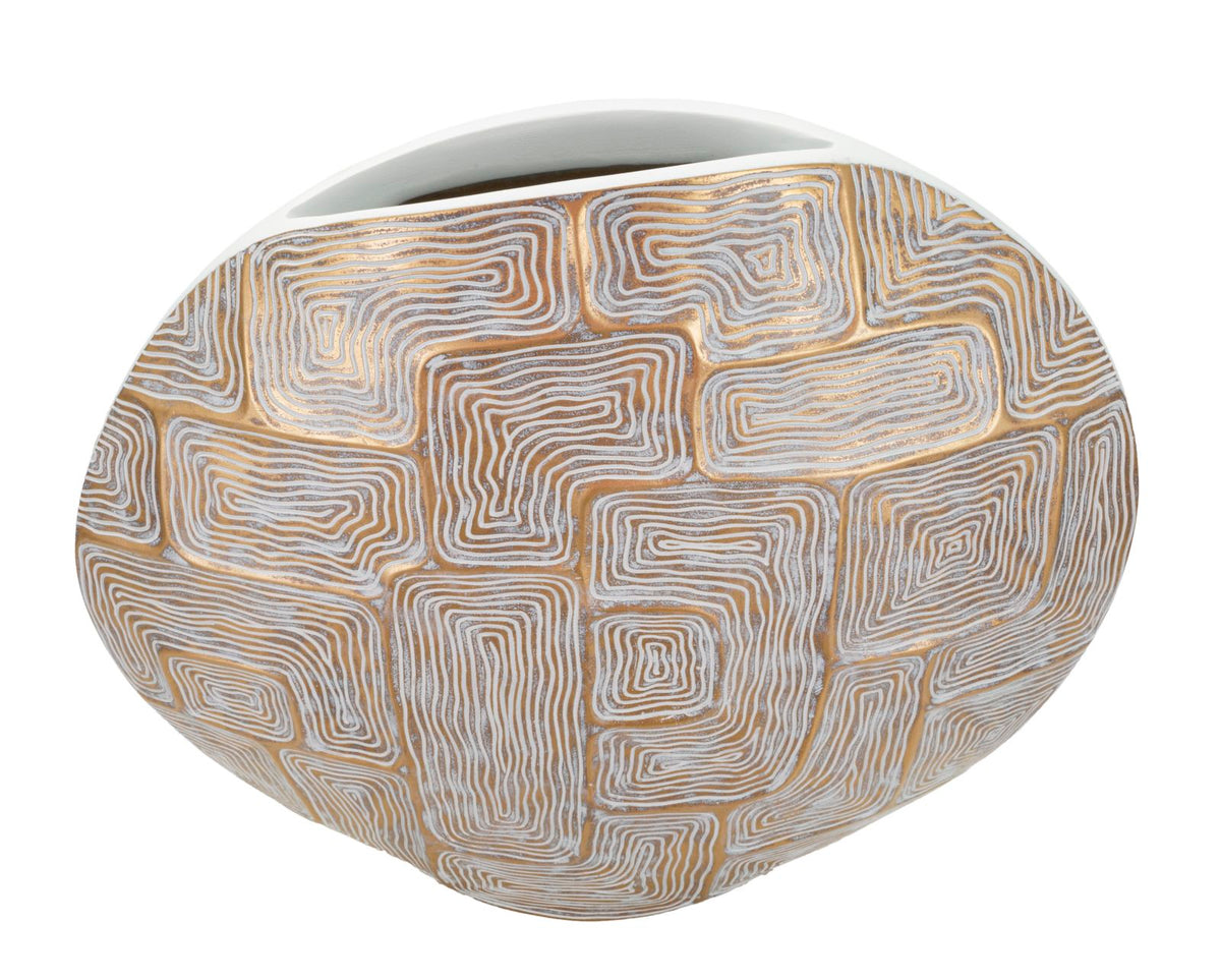 Mauro Ferretti Vaso Resina Eclips 48 x 13 x 44,5 cm