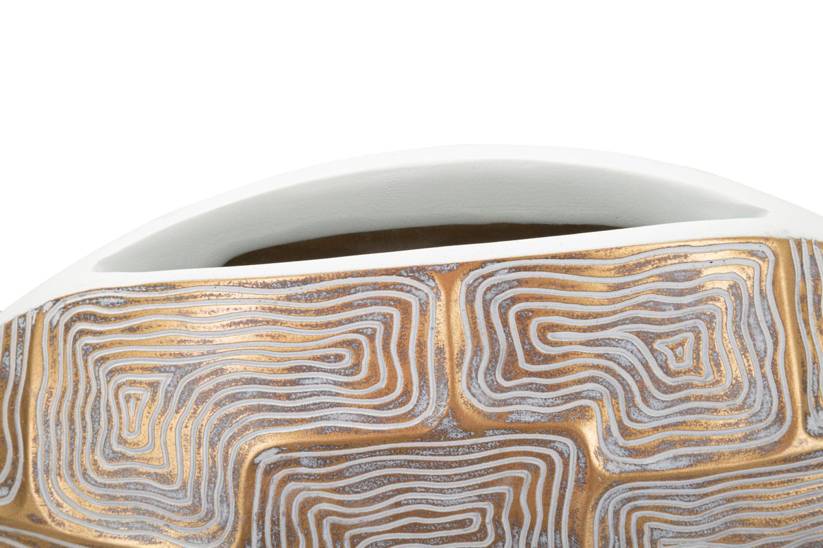 Mauro Ferretti Vaso Resina Eclips 48 x 13 x 44,5 cm
