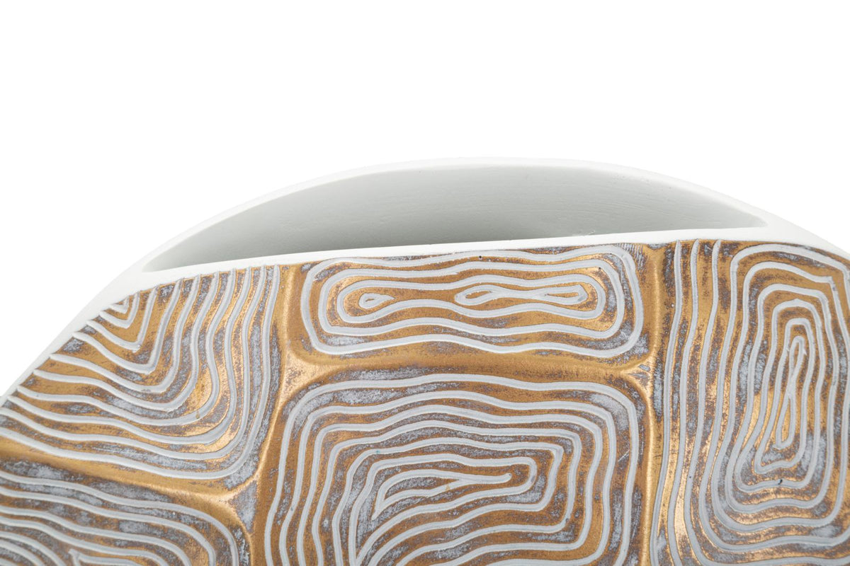 Mauro Ferretti Vaso Resina Eclips 36 x 11 x 34,5 cm