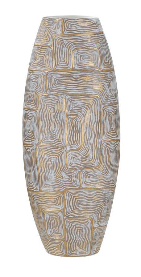 Mauro Ferretti Vaso Resina Eclips Tower 24 x 11,5 x 59,5 cm