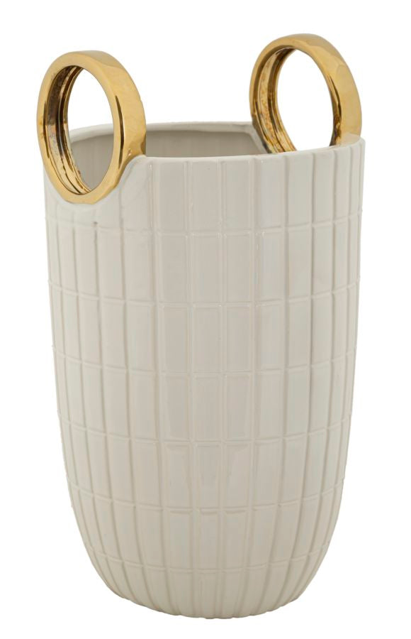 Mauro Ferretti Vaso Ceramica Shopping Ø 18 x 25 cm
