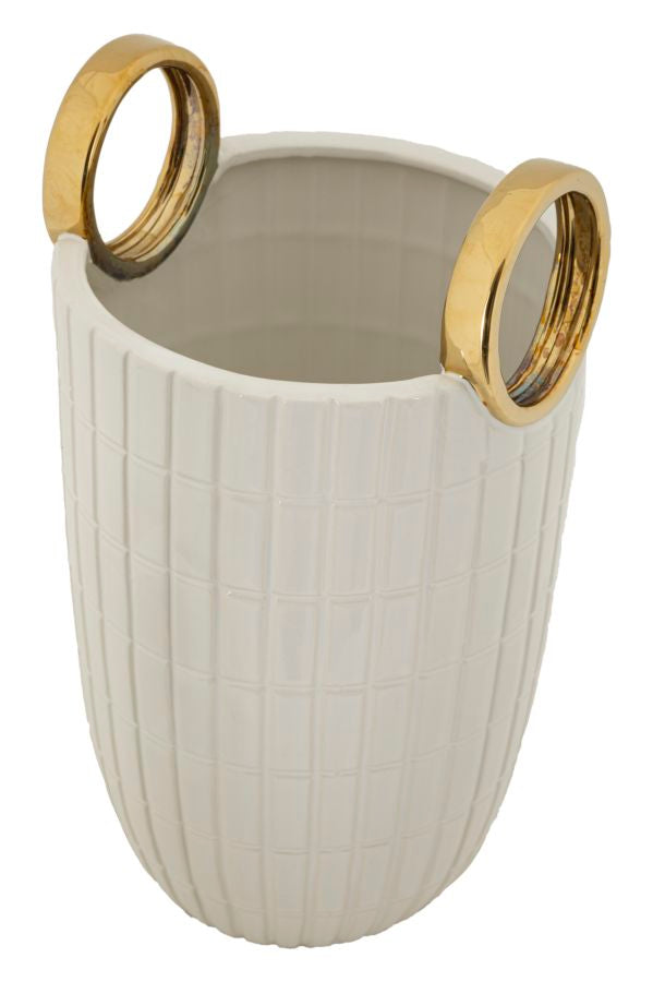 Mauro Ferretti Vaso Ceramica Shopping Ø 18 x 25 cm