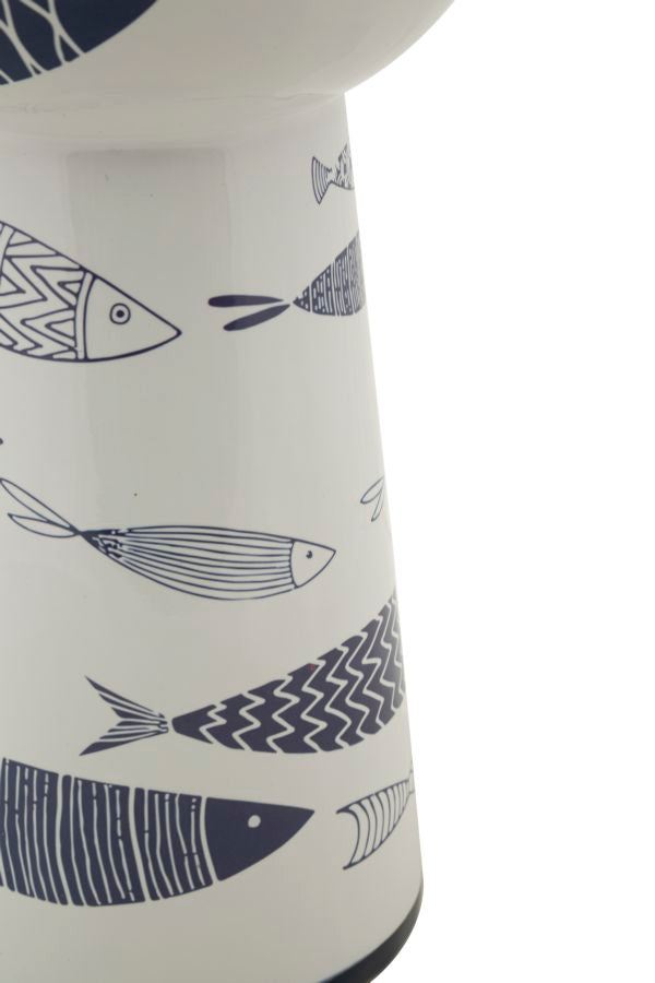 Vaso ceramica fish tall cm ø 14x38,5