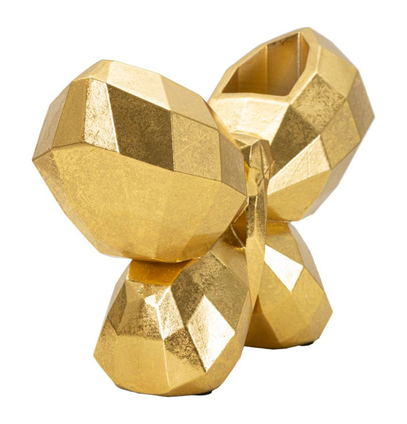 Vaso butterfly gold cm 22,5x8x15 min 2