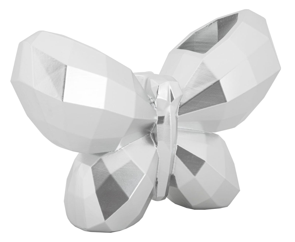 Vaso butterfly silver cm 22,5x8x15 min 2