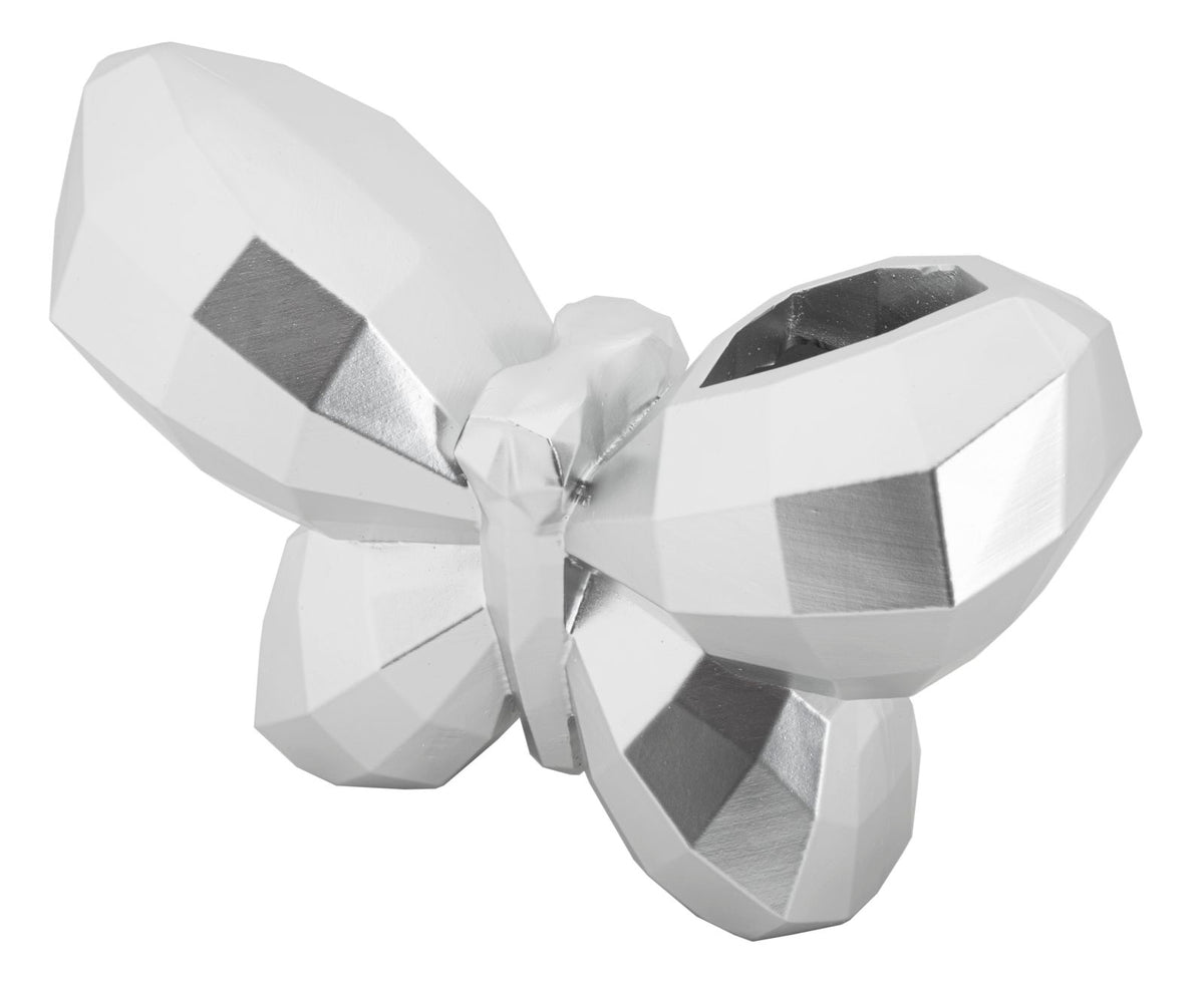 Vaso butterfly silver cm 22,5x8x15 min 2