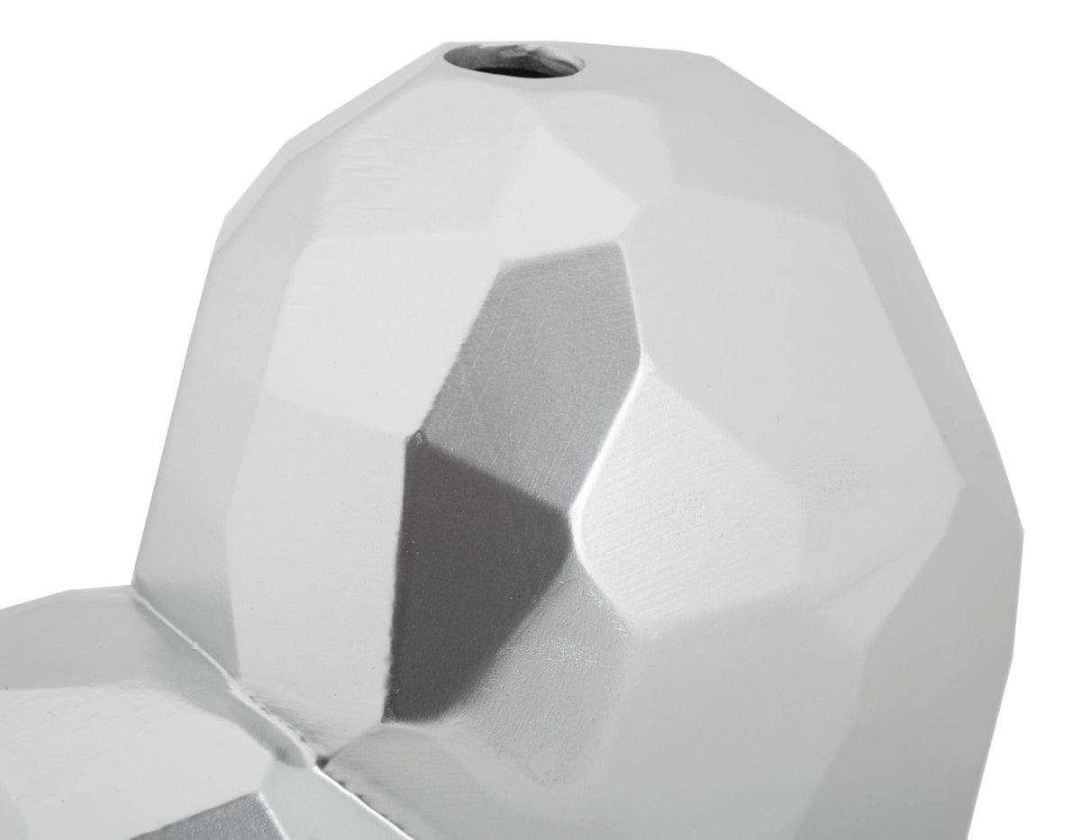 Vaso heart silver cm 19x9x18 min 2