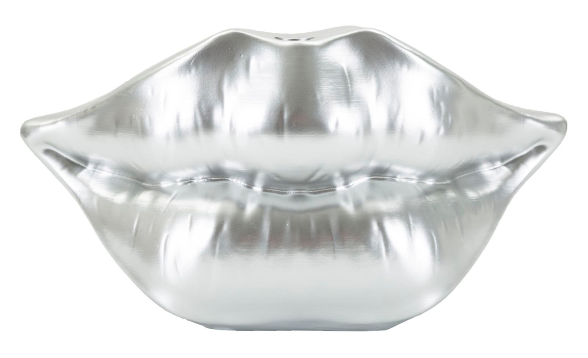 Vaso mouth lip silver cm 23x8x12 min 2