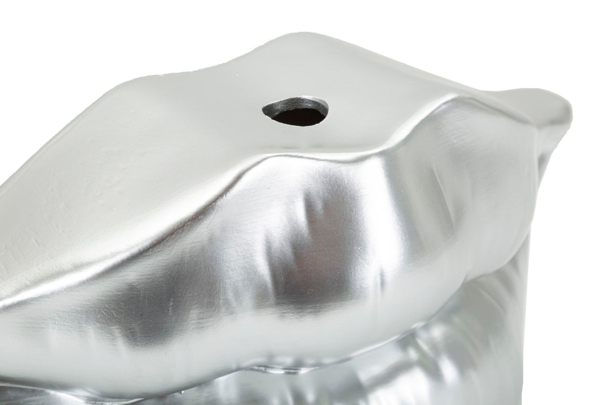 Vaso mouth lip silver cm 23x8x12 min 2