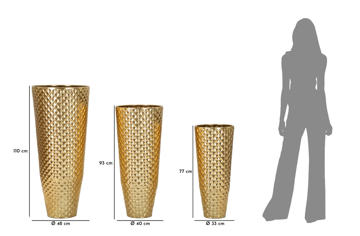 P/vasi glotty tris cm ø 48x110-40x93-33x77