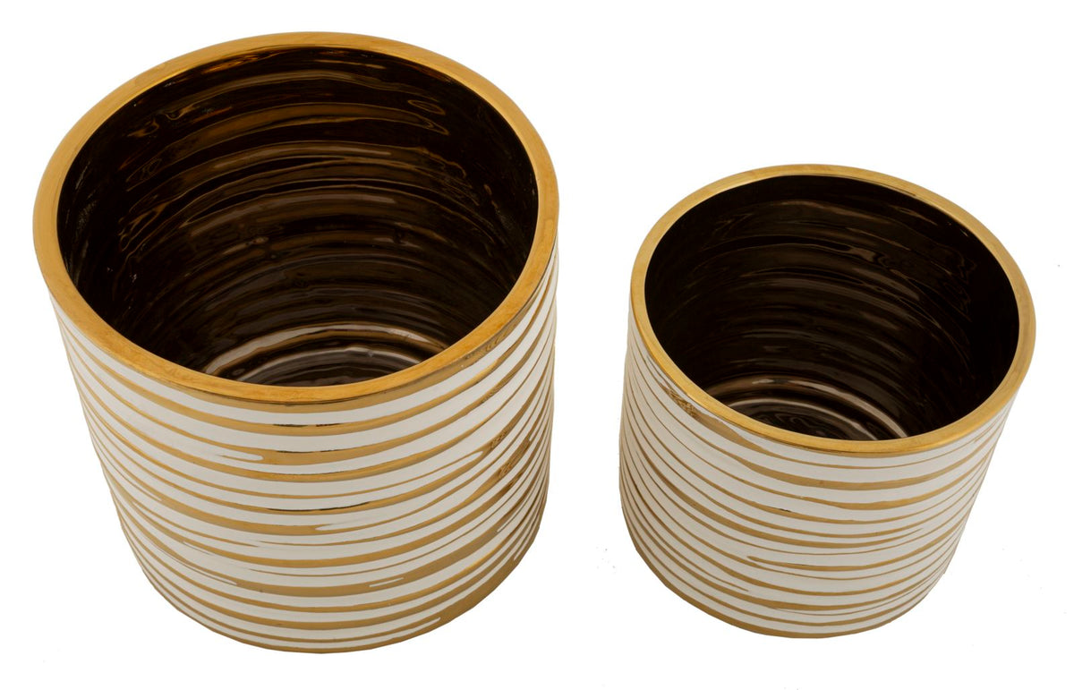 P/vasi coppia blom cm ø 23x22-18x17,5 (ø cm 21-16)