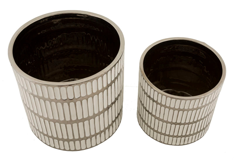 P/vasi coppia ray cm ø 22,5x24-18x19 (ø cm 21-16)