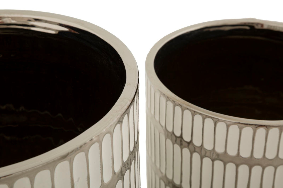 P/vasi coppia ray cm ø 22,5x24-18x19 (ø cm 21-16)
