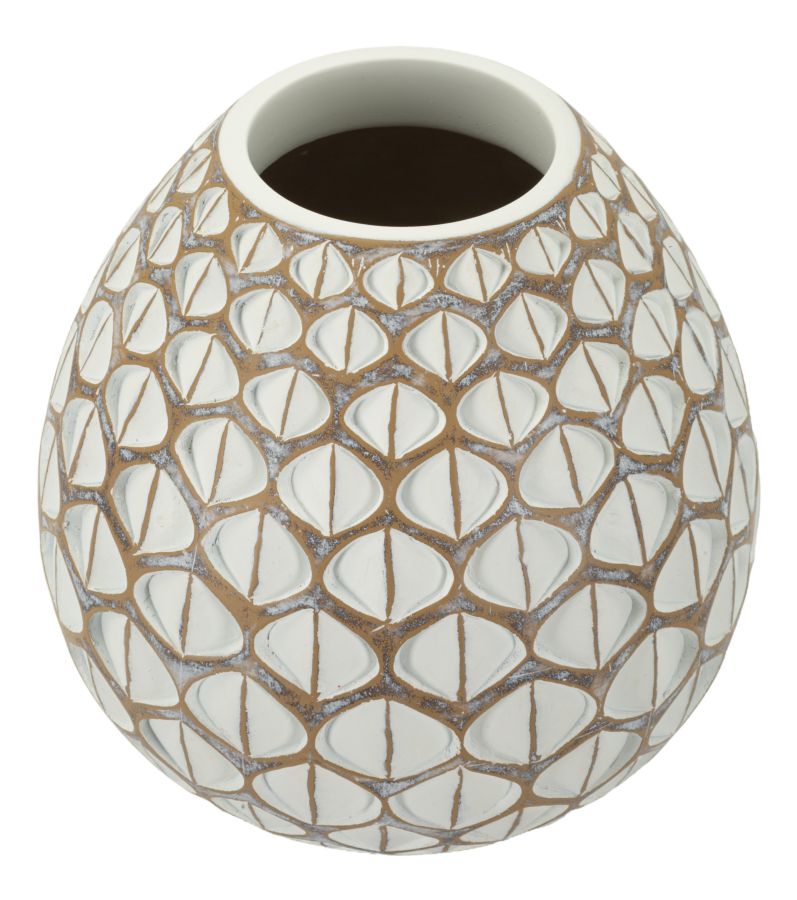 Vaso resina tibet cm ø 27x27