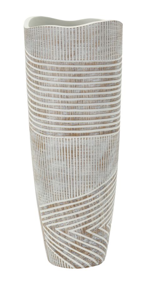 Vaso resina woody cm ø 18x45