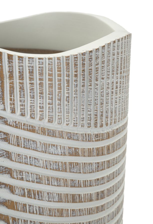 Vaso resina woody cm ø 18x45