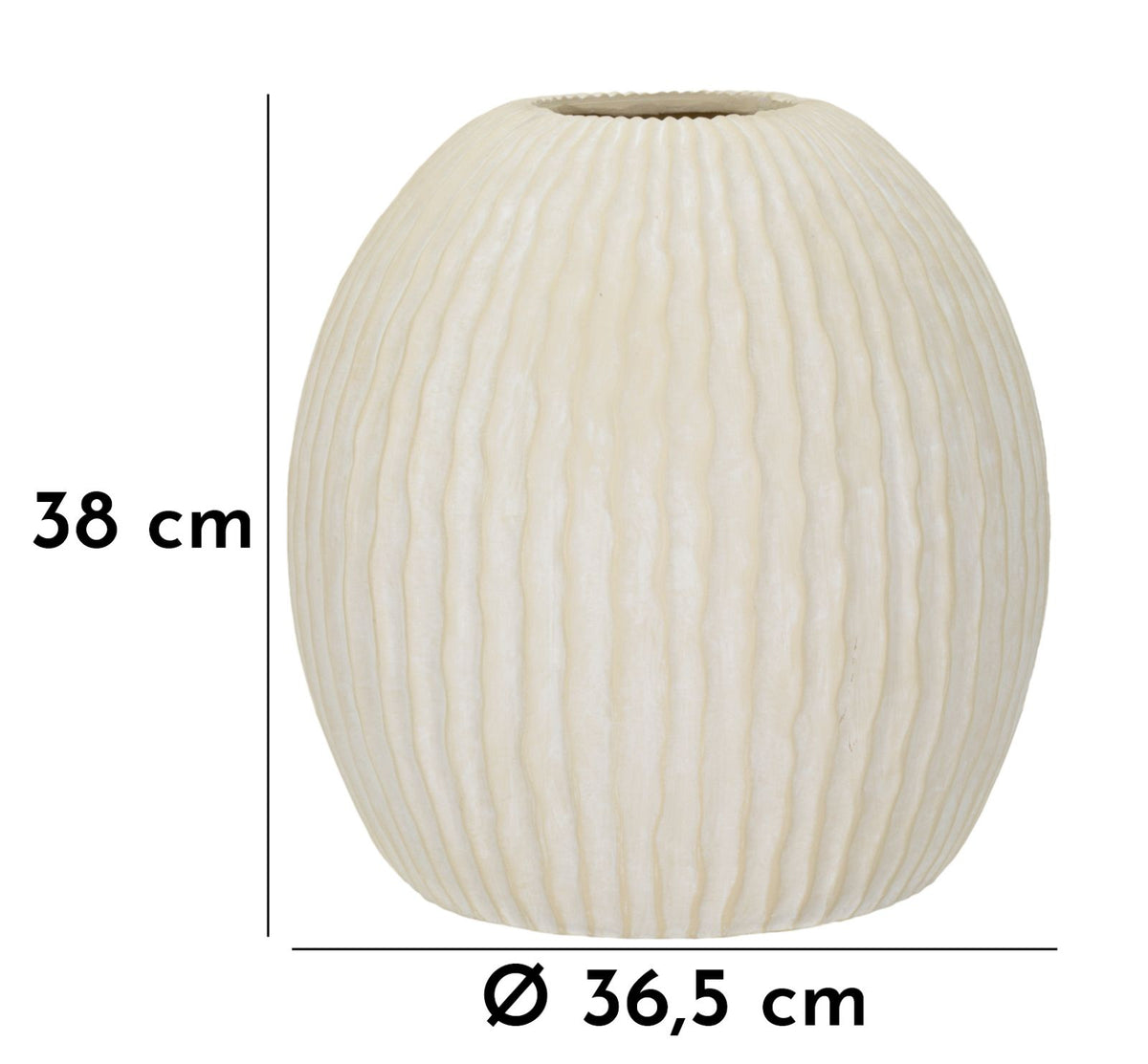 Mauro Ferretti Vaso Icicle Ø 36,5 x 38 cm