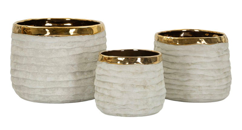 Cachepot lima alti tris cm ø 23x17,5-18,5x15-15x12,5