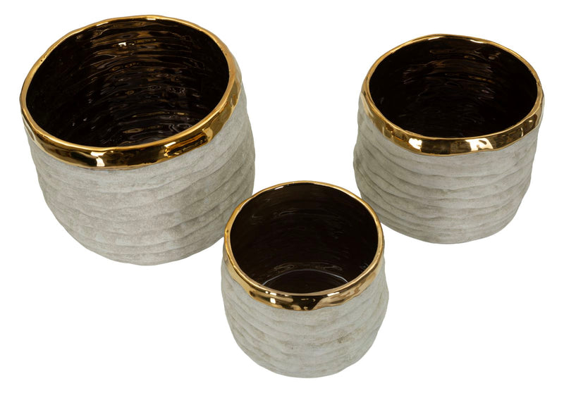 Cachepot lima alti tris cm ø 23x17,5-18,5x15-15x12,5