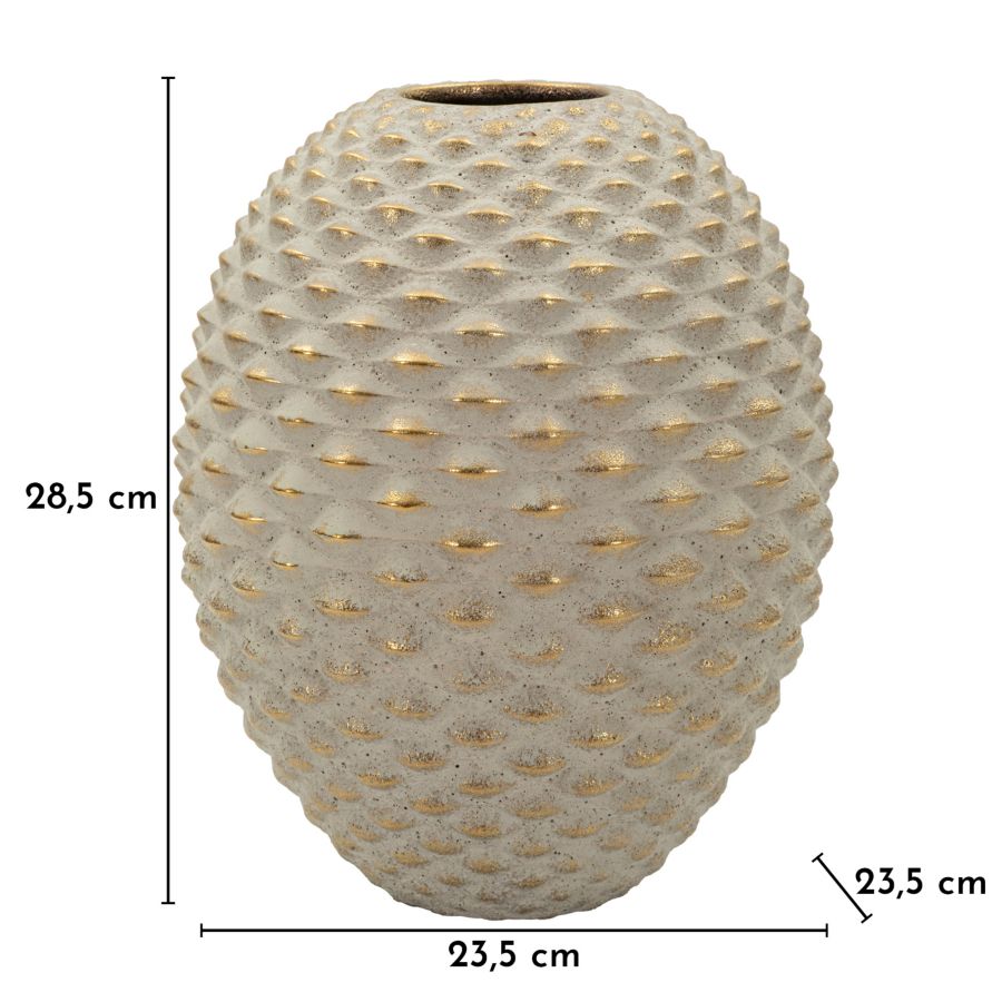Vaso pepipas ball cm ø 23,5x28,5 (apertura cm ø 7)
