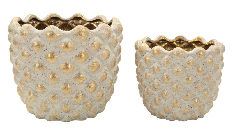 Cachepot pepitas coppia cm ø 23x18-18,5x15,5 (apertura cm ø 19-14)