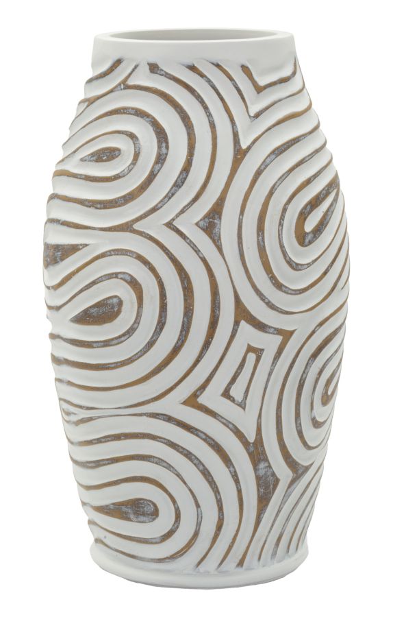 Vaso resina oblix cm ø 19,5x35 (apertura cm ø 10,5)