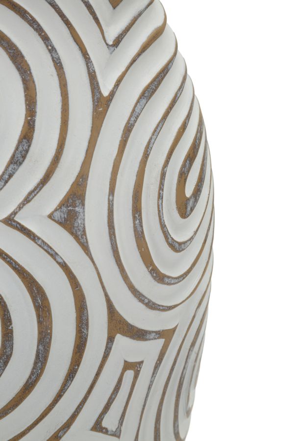 Vaso resina oblix cm ø 19,5x35 (apertura cm ø 10,5)