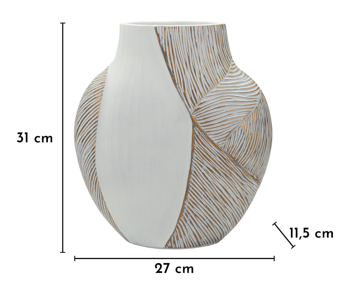 Vaso resina ho chi minh cm 27x11,5x31 (apertura cm 12x6)
