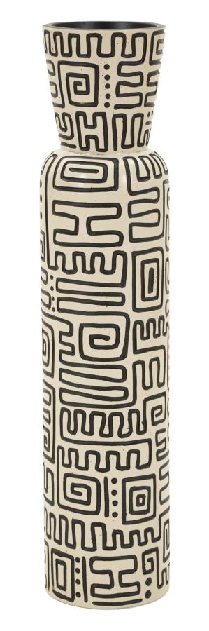 Vaso resina nairobi cm ø 15,5x65 (apertura cm ø 11,5)