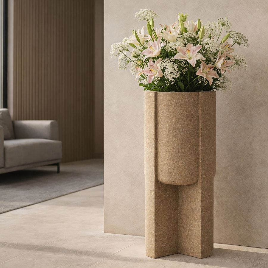 P/vaso da esterno moai cm ø 39x80,5 (apertura cm ø 30)