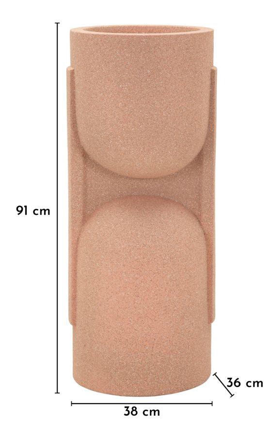 P/vaso da esterno nui cm 38x36x91 (apertura cm ø 29)
