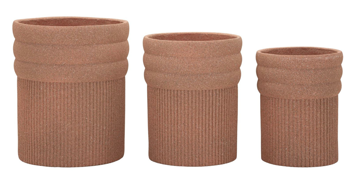 Cachepot da esterno colombia tris cm ø 41,5x50-36x45-30,5x39,5(aper.cmø27-32-37)