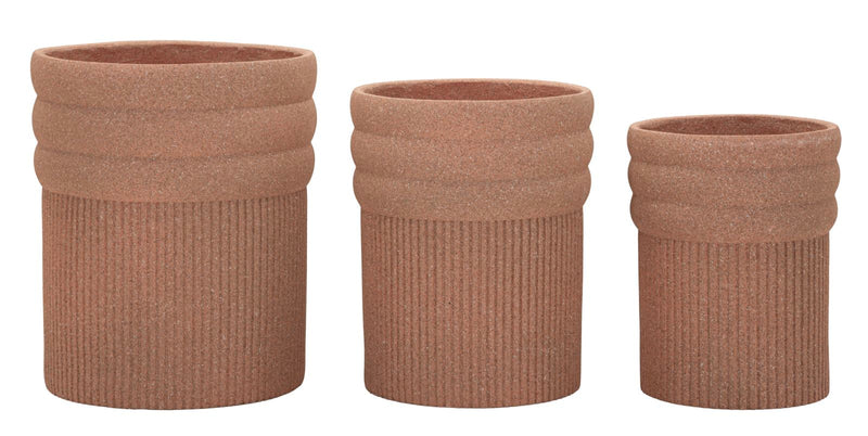 Cachepot da esterno colombia tris cm ø 41,5x50-36x45-30,5x39,5(aper.cmø27-32-37)