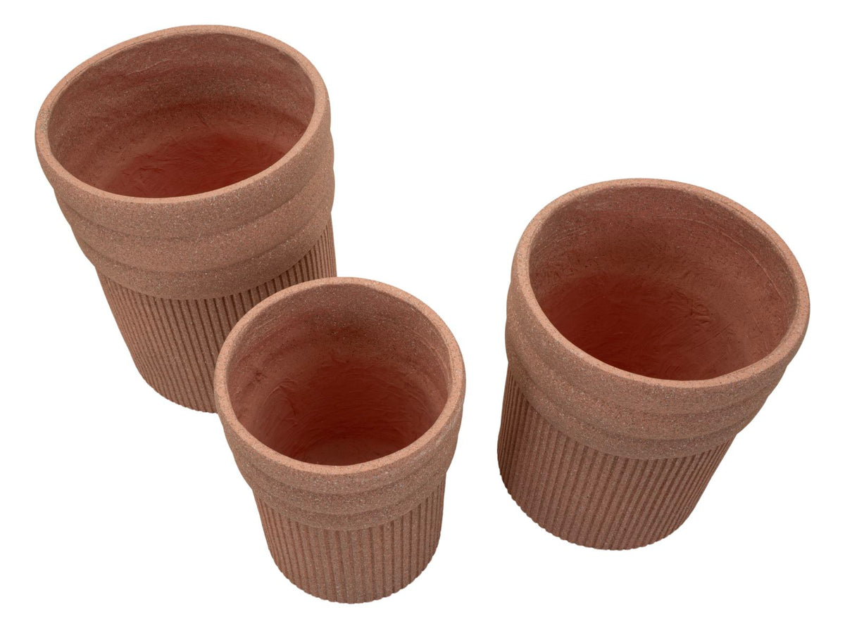 Cachepot da esterno colombia tris cm ø 41,5x50-36x45-30,5x39,5(aper.cmø27-32-37)